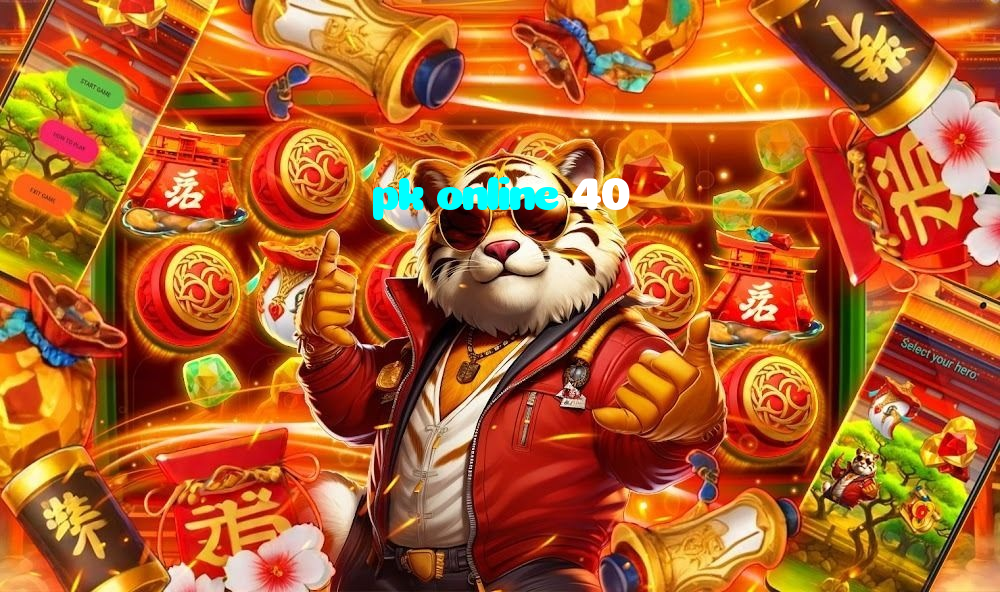 pk online 40 casino presented on mobile device in Pakistan with slots and live games